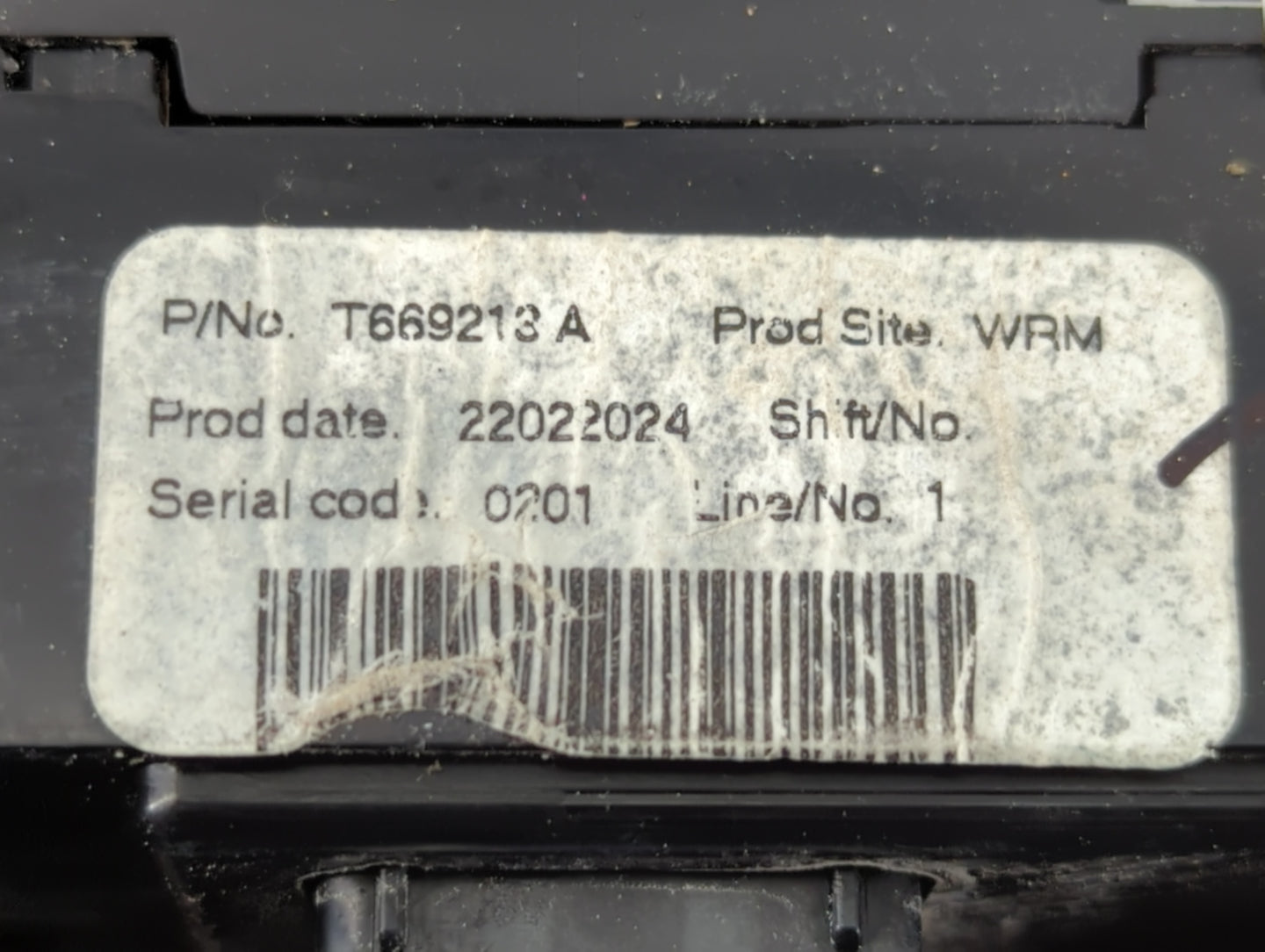 2024 Nissan Versa Climate Control Module Temperature AC/Heater Replacement P/N:T669213 A 4F1 820 043 AG Fits OEM Used Auto P
