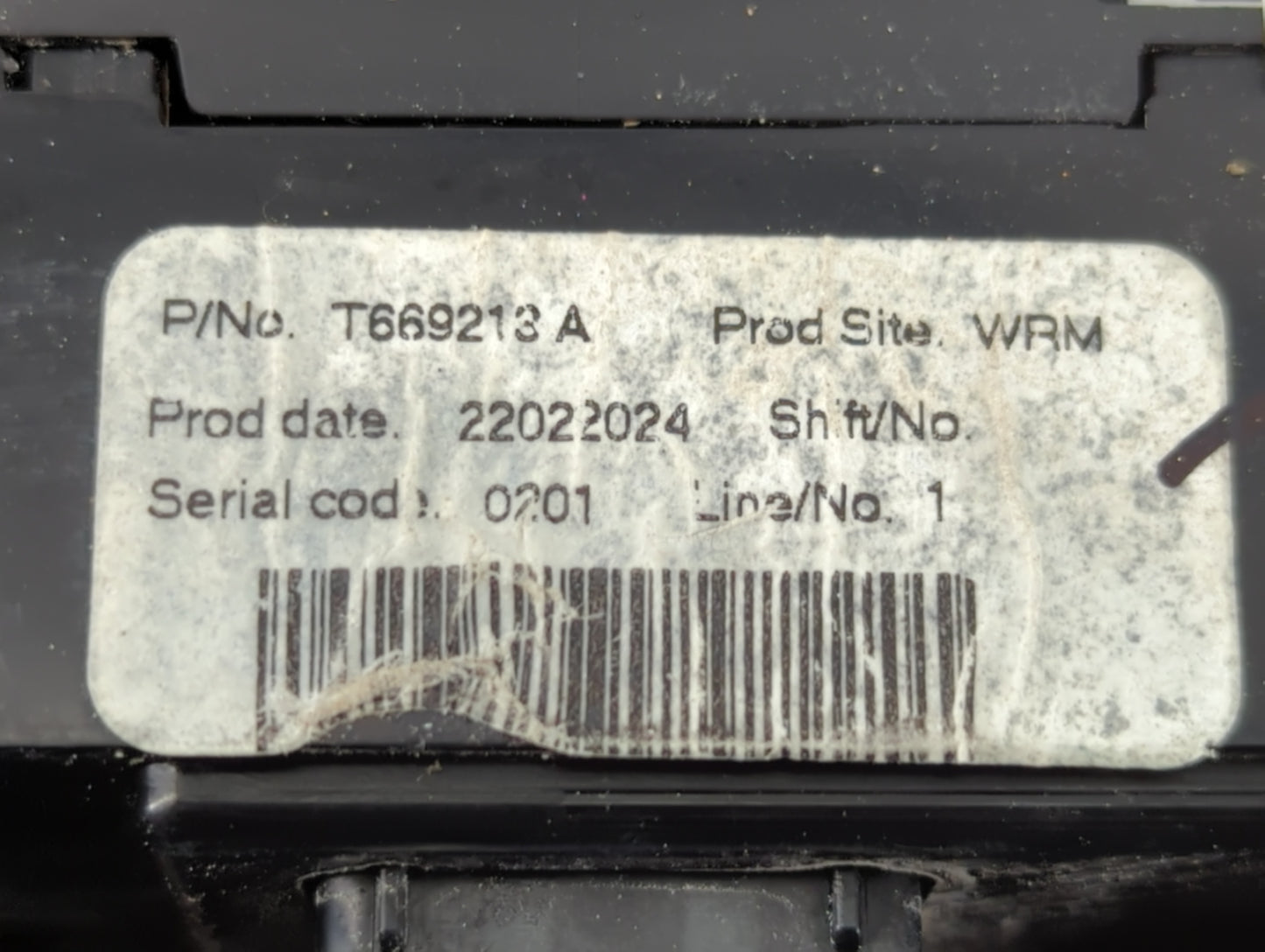 2024 Nissan Versa Climate Control Module Temperature AC/Heater Replacement P/N:T669213 A 4F1 820 043 AG Fits OEM Used Auto P