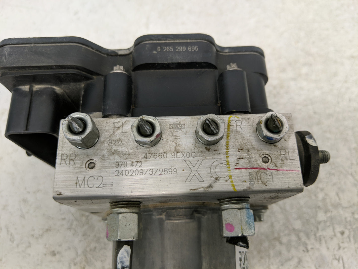 2020-2022 Nissan Versa ABS Pump Control Module Replacement P/N:47660 9EX0C Fits Fits 2020 2021 2022 OEM Used Auto Parts - Oe