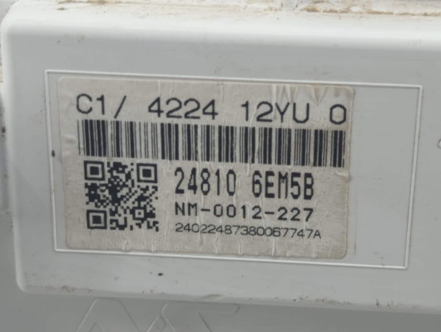2024 Nissan Versa Instrument Cluster Speedometer Gauges P/N:24810 6EM5B Fits OEM Used Auto Parts - Oemusedautoparts1.com