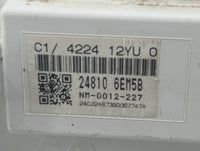2024 Nissan Versa Instrument Cluster Speedometer Gauges P/N:24810 6EM5B Fits OEM Used Auto Parts - Oemusedautoparts1.com