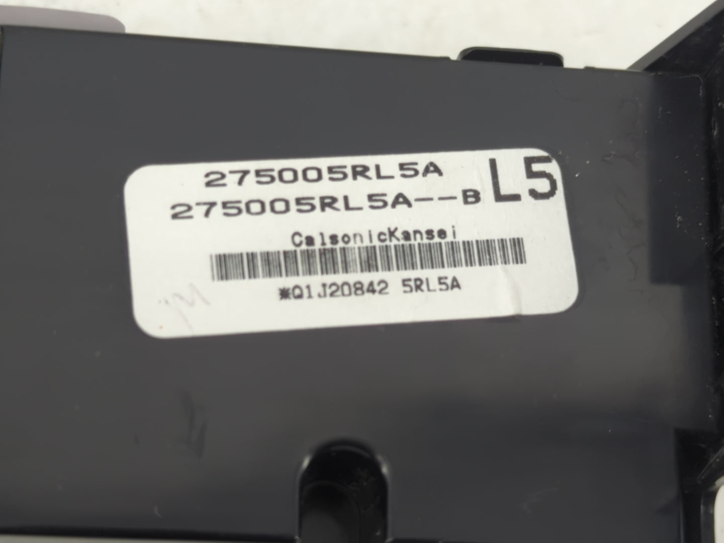 2024 Nissan Versa Climate Control Module Temperature AC/Heater Replacement P/N:275005RL5A Fits OEM Used Auto Parts - Oemused