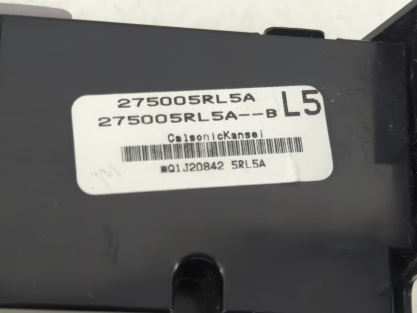 2024 Nissan Versa Climate Control Module Temperature AC/Heater Replacement P/N:275005RL5A Fits OEM Used Auto Parts - Oemused