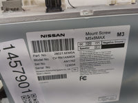 2024 Nissan Versa Radio AM FM Cd Player Receiver Replacement P/N:280216EM0A CV-RN1AN4GX, AN1702, ACJ932AN1701 Fits OEM Used 