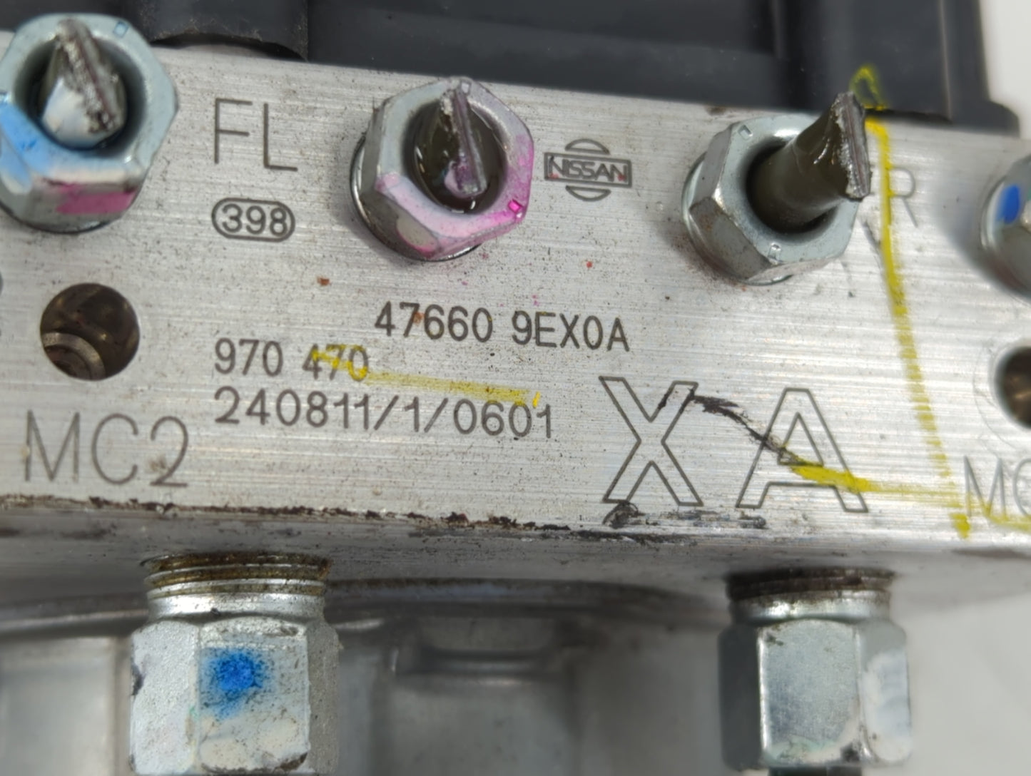 2020-2022 Nissan Versa ABS Pump Control Module Replacement P/N:47660 9EX0A Fits Fits 2020 2021 2022 OEM Used Auto Parts - Oe