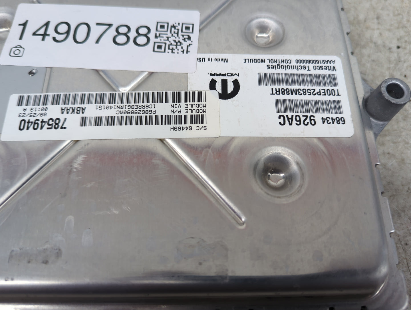 2020-2022 Ram 1500 PCM Engine Control Computer ECU ECM PCU OEM P/N:68434926AC P68629890AC, T00EP2583M88RT Fits Fits 2020 202