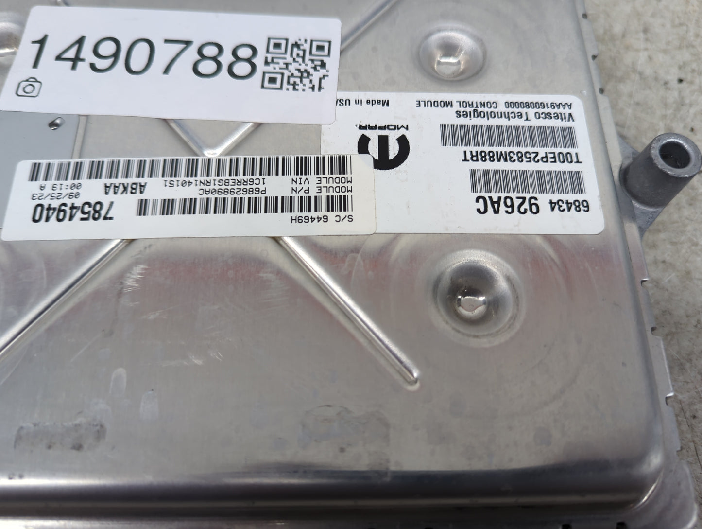 2020-2022 Ram 1500 PCM Engine Control Computer ECU ECM PCU OEM P/N:68434926AC P68629890AC, T00EP2583M88RT Fits Fits 2020 202