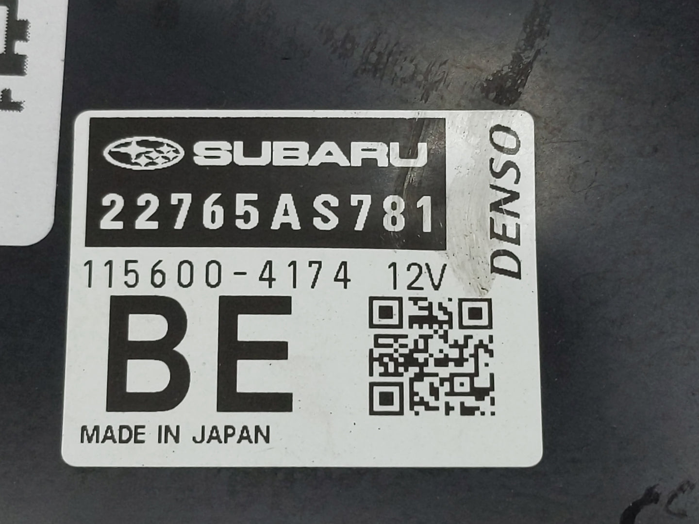 2024 Subaru Crosstrek PCM Engine Control Computer ECU ECM PCU OEM P/N:22765AS781 115600-4174 Fits OEM Used Auto Parts - Oemu