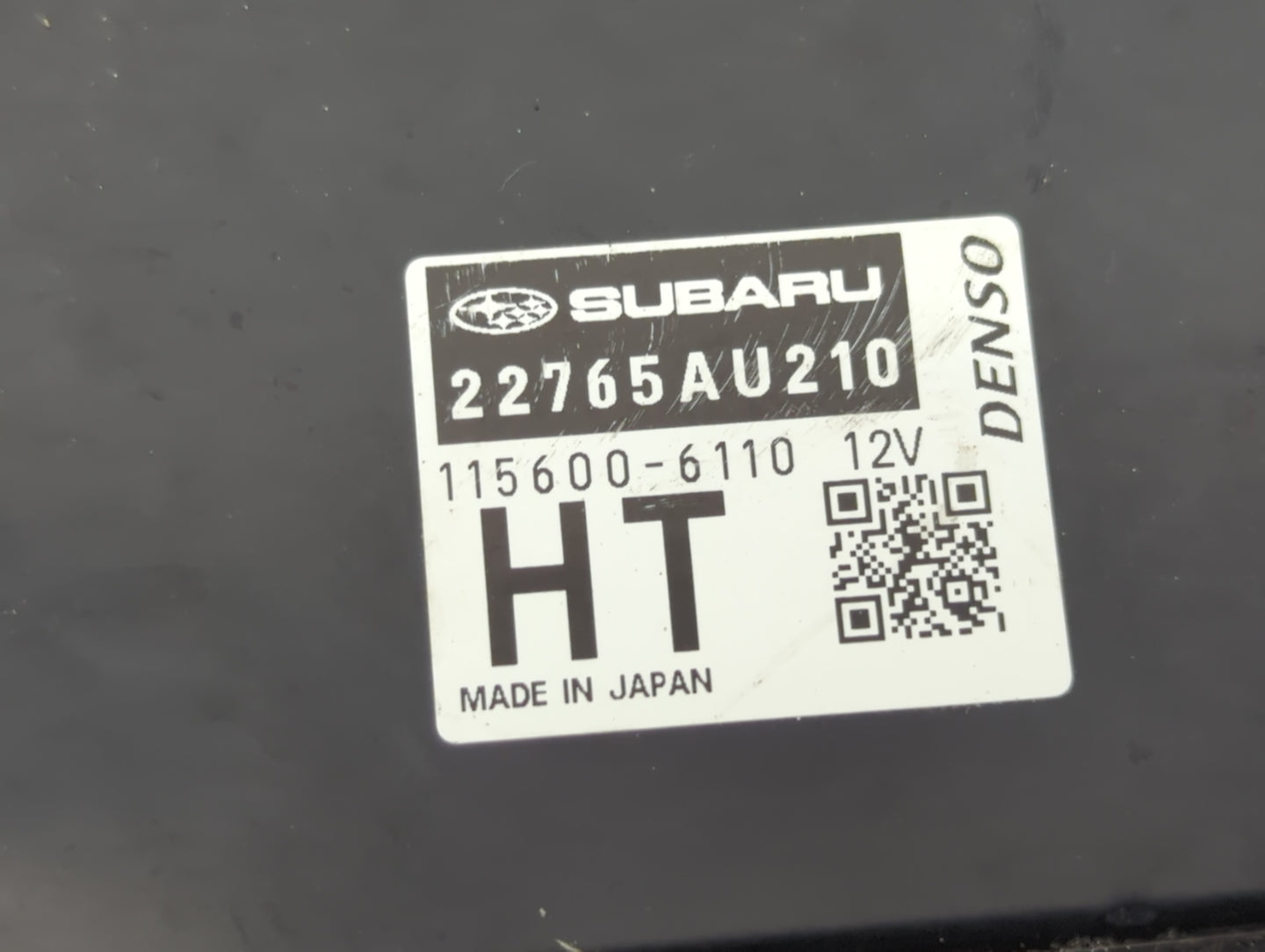 2024 Subaru Forester PCM Engine Control Computer ECU ECM PCU OEM P/N:115600-6110 22765AU210 Fits OEM Used Auto Parts - Oemus