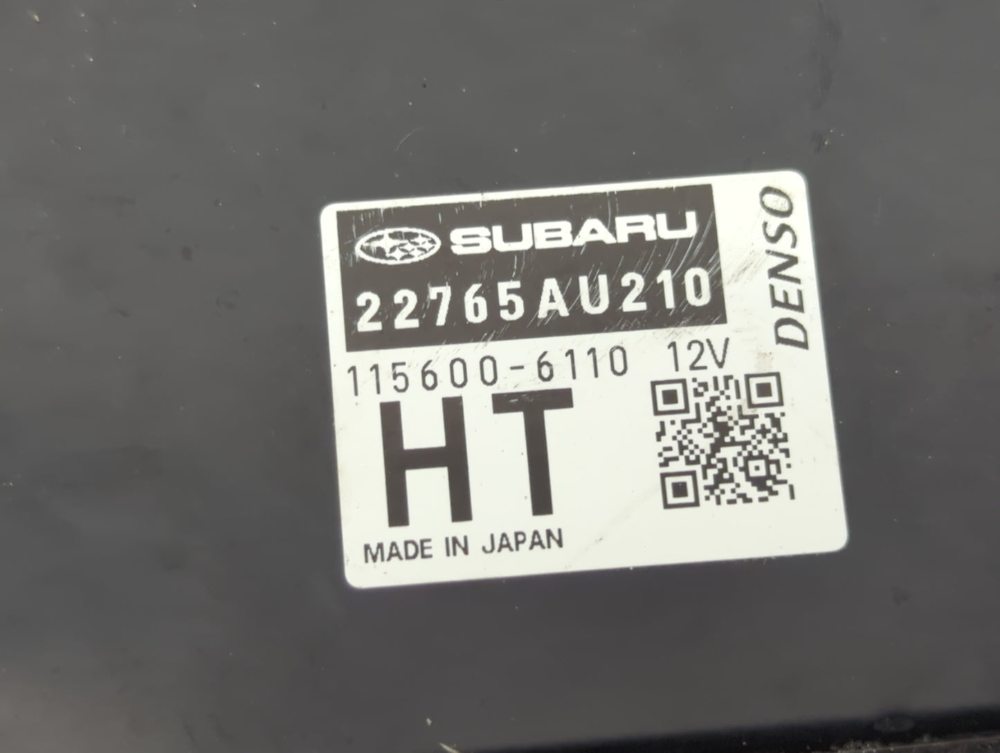 2024 Subaru Forester PCM Engine Control Computer ECU ECM PCU OEM P/N:115600-6110 22765AU210 Fits OEM Used Auto Parts - Oemus