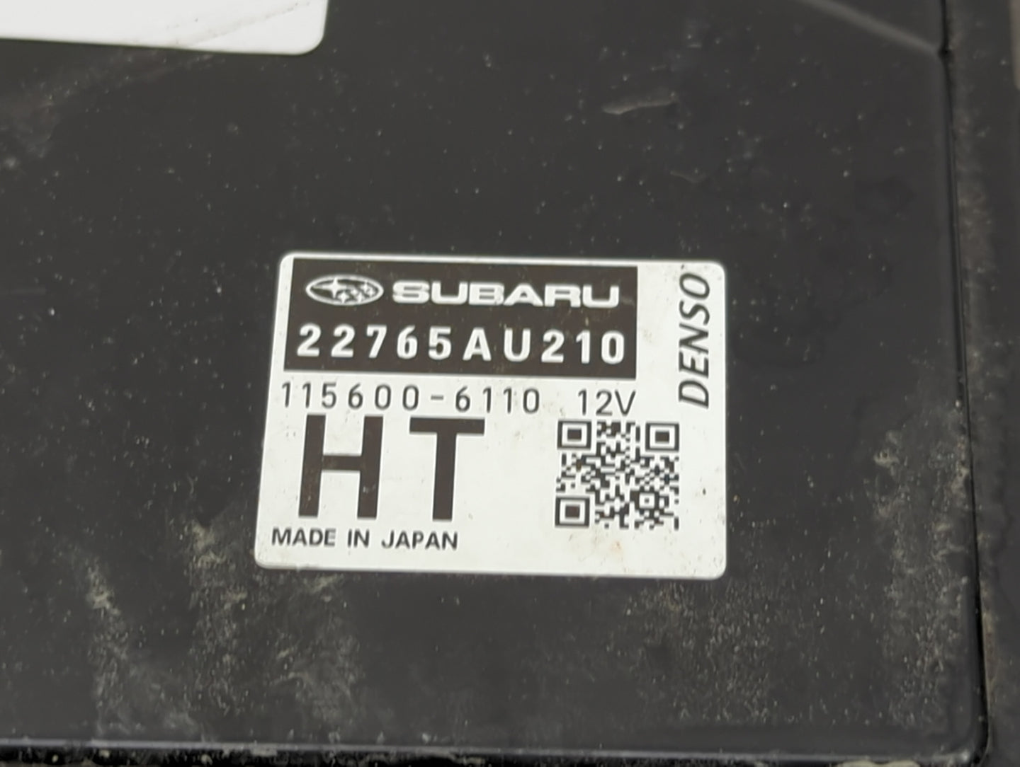 2024 Subaru Forester PCM Engine Control Computer ECU ECM PCU OEM P/N:22765AU210 115600-6110 Fits OEM Used Auto Parts - Oemus