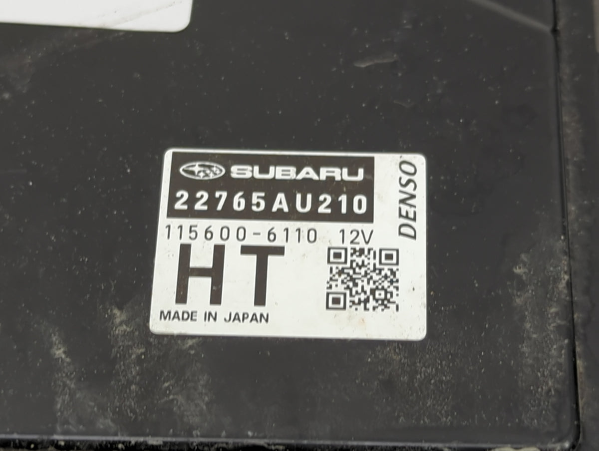 2024 Subaru Forester PCM Engine Control Computer ECU ECM PCU OEM P/N:22765AU210 115600-6110 OEM Used Auto Parts - Oemusedaut