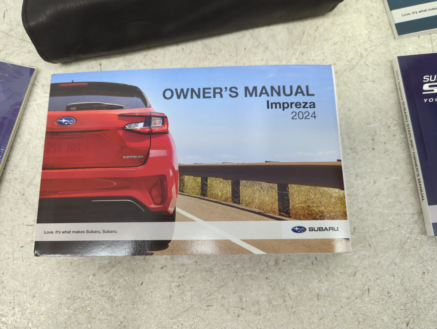 2024 Subaru Impreza Owners Manual Book Guide P/N:MSA5M2401A A1535BE-A OEM Used Auto Parts - Oemusedautoparts1.com