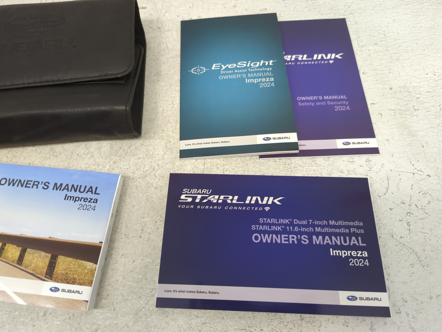 2024 Subaru Impreza Owners Manual Book Guide P/N:MSA5M2401A A1535BE-A OEM Used Auto Parts - Oemusedautoparts1.com