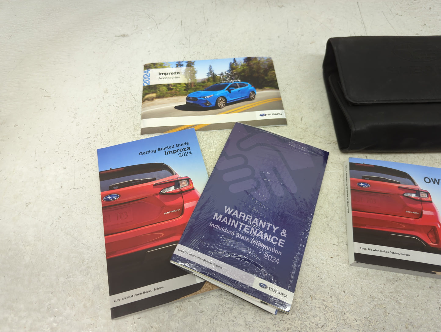 2024 Subaru Impreza Owners Manual Book Guide P/N:MSA5M2401A A1535BE-A OEM Used Auto Parts - Oemusedautoparts1.com