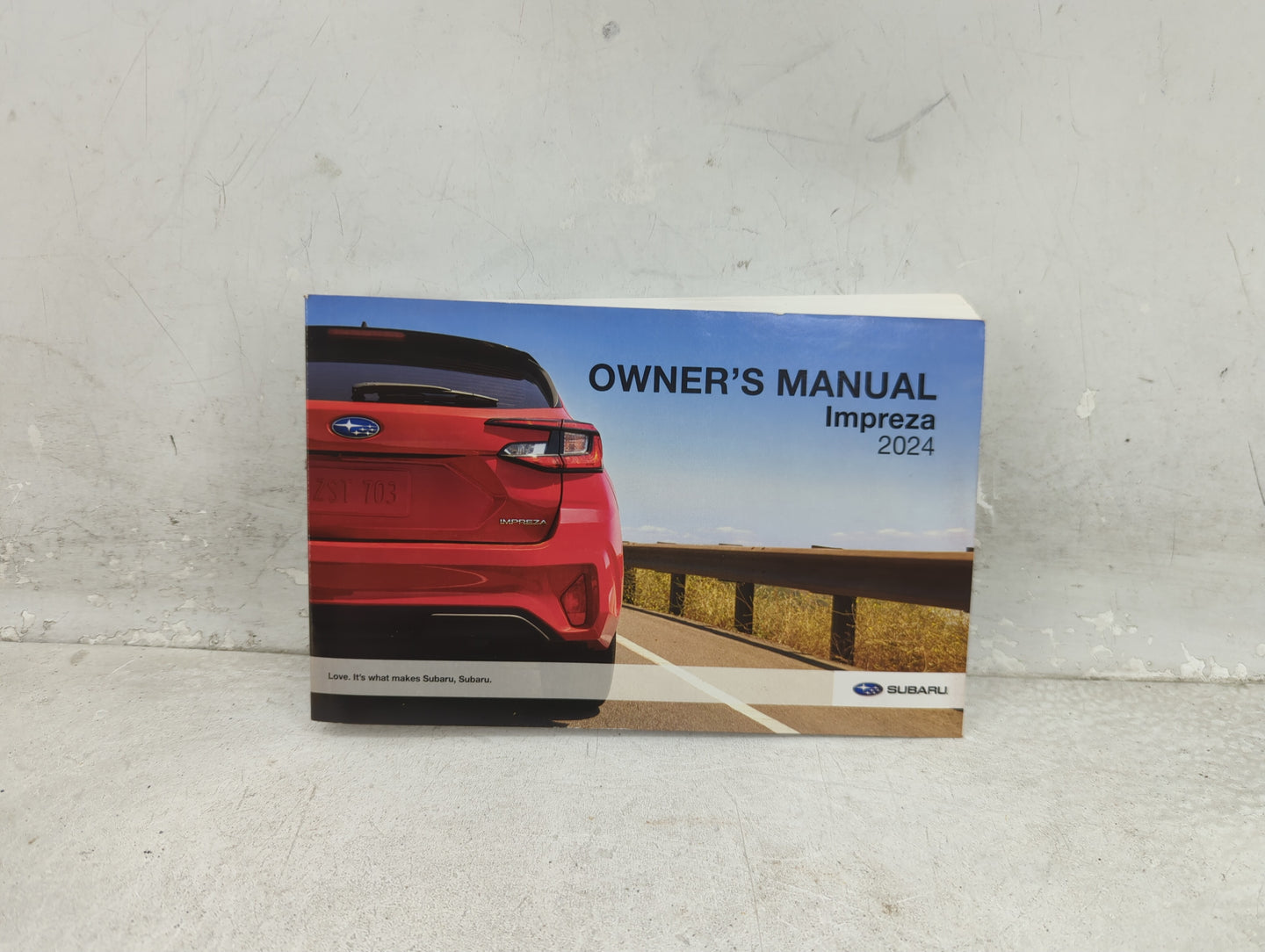 2024 Subaru Impreza Owners Manual Book Guide P/N:A1535BE-A OEM Used Auto Parts - Oemusedautoparts1.com