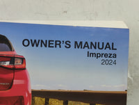 2024 Subaru Impreza Owners Manual Book Guide P/N:A1535BE-A OEM Used Auto Parts - Oemusedautoparts1.com
