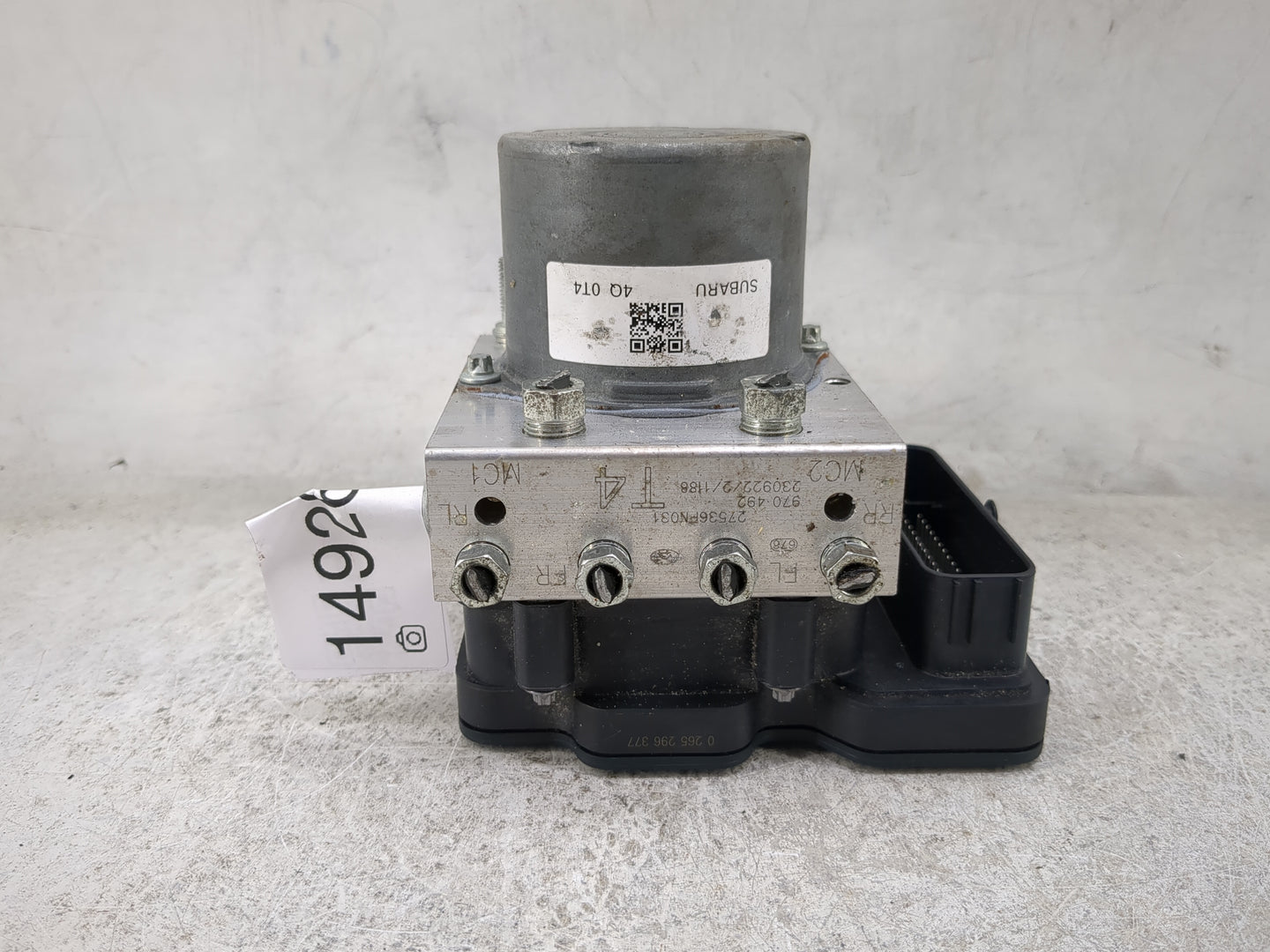 2024 Subaru Impreza ABS Pump Control Module Replacement P/N:27536FN031 0265296377 Fits OEM Used Auto Parts - Oemusedautopart
