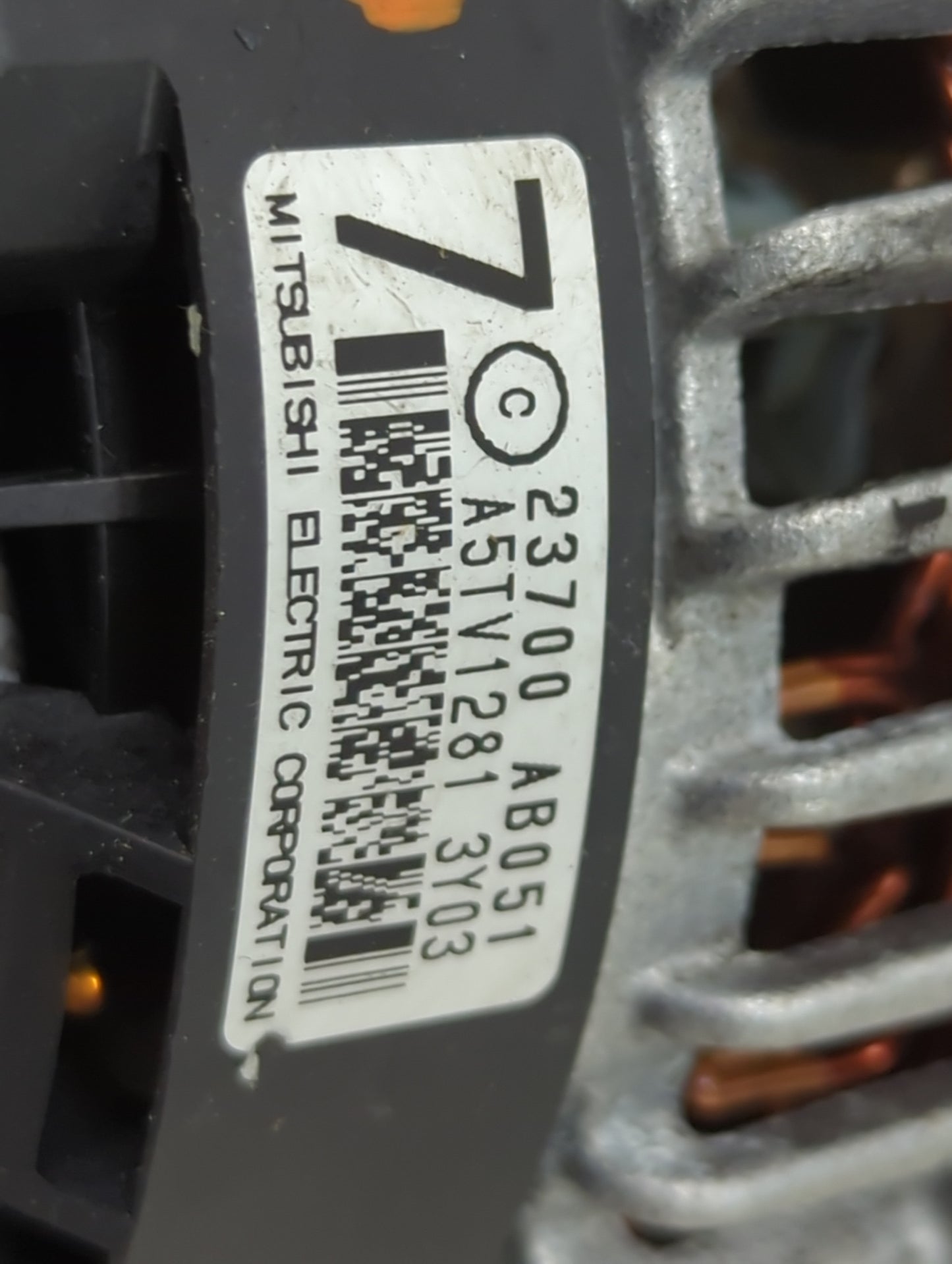 2024 Subaru Legacy Alternator Replacement Generator Charging Assembly Engine OEM P/N:23700 AB051 Fits Fits 2022 OEM Used Aut