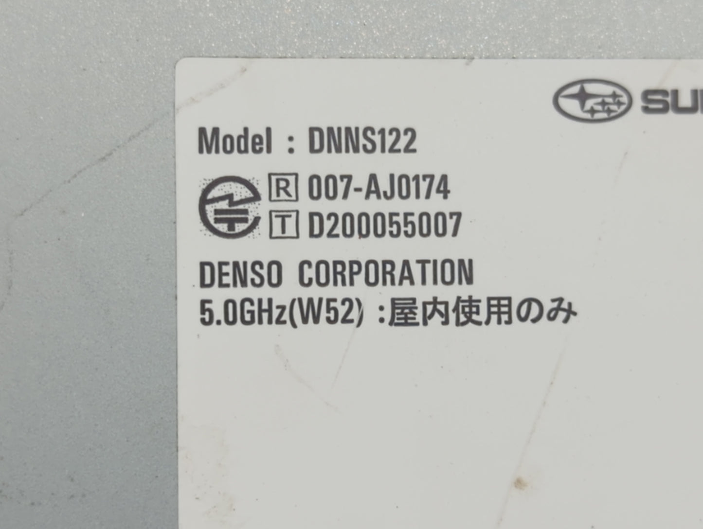 2024 Subaru Legacy Radio AM FM Cd Player Receiver Replacement P/N:86273 AN03A DNNS122, 007-AJ0174, D200055007 Fits OEM Used 