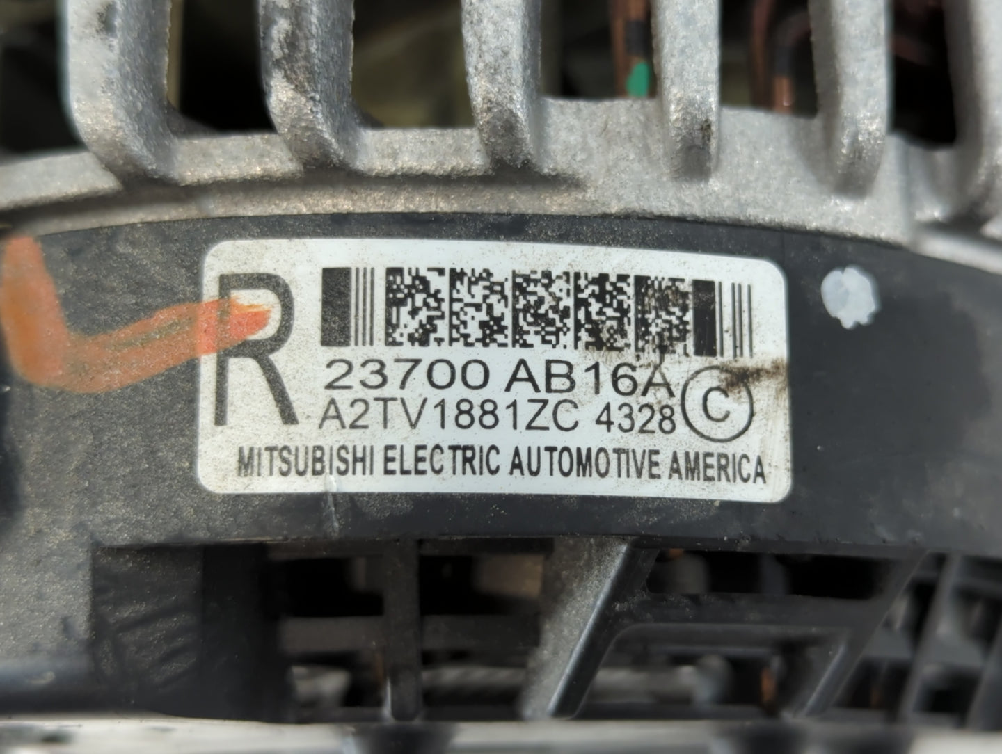 2020-2022 Subaru Legacy Alternator Replacement Generator Charging Assembly Engine OEM P/N:23700 AB16A Fits Fits 2020 2021 20