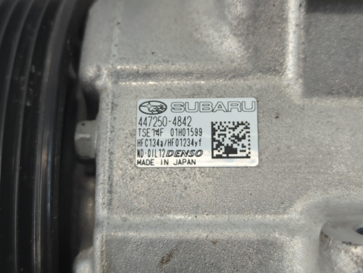 2020-2022 Subaru Legacy Air Conditioning A/c Ac Compressor Oem - Oemusedautoparts1.com