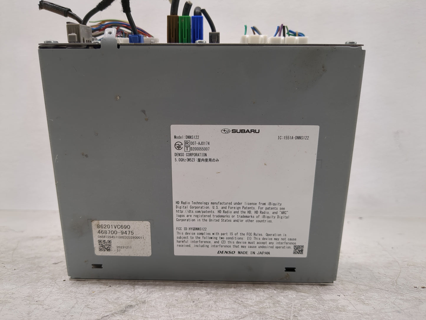 2024 Subaru Wrx Radio AM FM Cd Player Receiver Replacement P/N:1551A-DNNS122 Fits OEM Used Auto Parts - Oemusedautoparts1.co