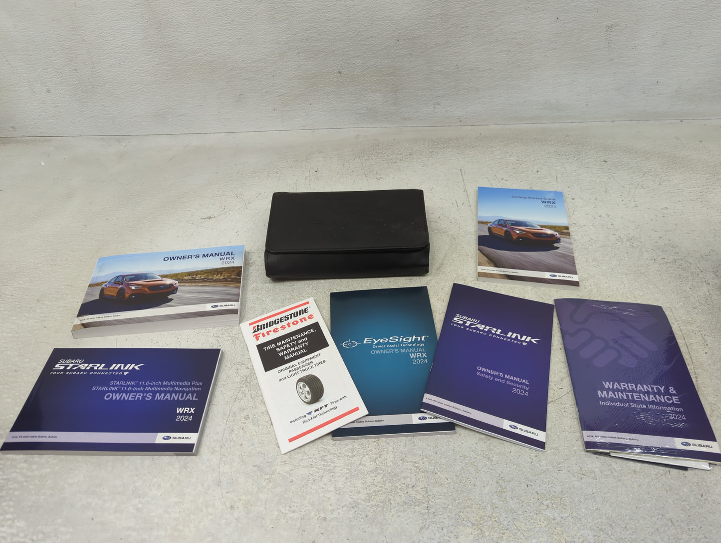2024 Subaru Wrx Owners Manual Book Guide P/N:A9060BE-A MSA5M2405A OEM Used Auto Parts - Oemusedautoparts1.com