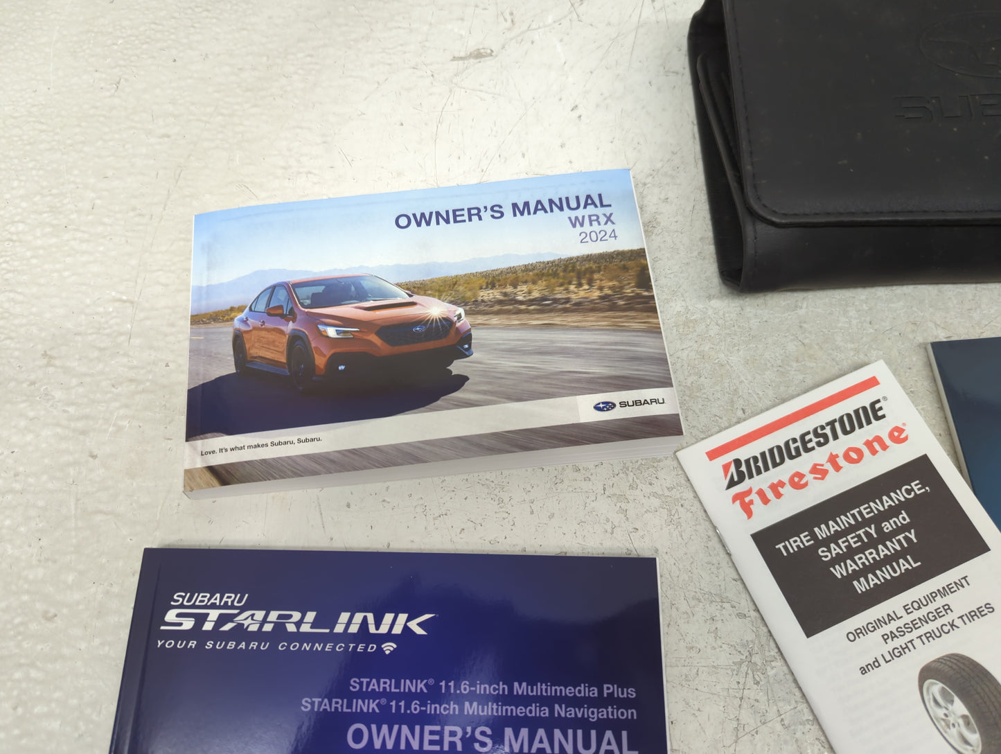 2024 Subaru Wrx Owners Manual Book Guide P/N:A9060BE-A MSA5M2405A OEM Used Auto Parts - Oemusedautoparts1.com