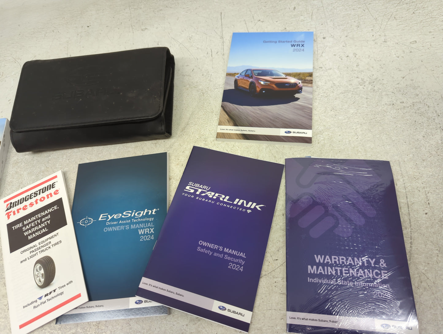 2024 Subaru Wrx Owners Manual Book Guide P/N:A9060BE-A MSA5M2405A OEM Used Auto Parts - Oemusedautoparts1.com