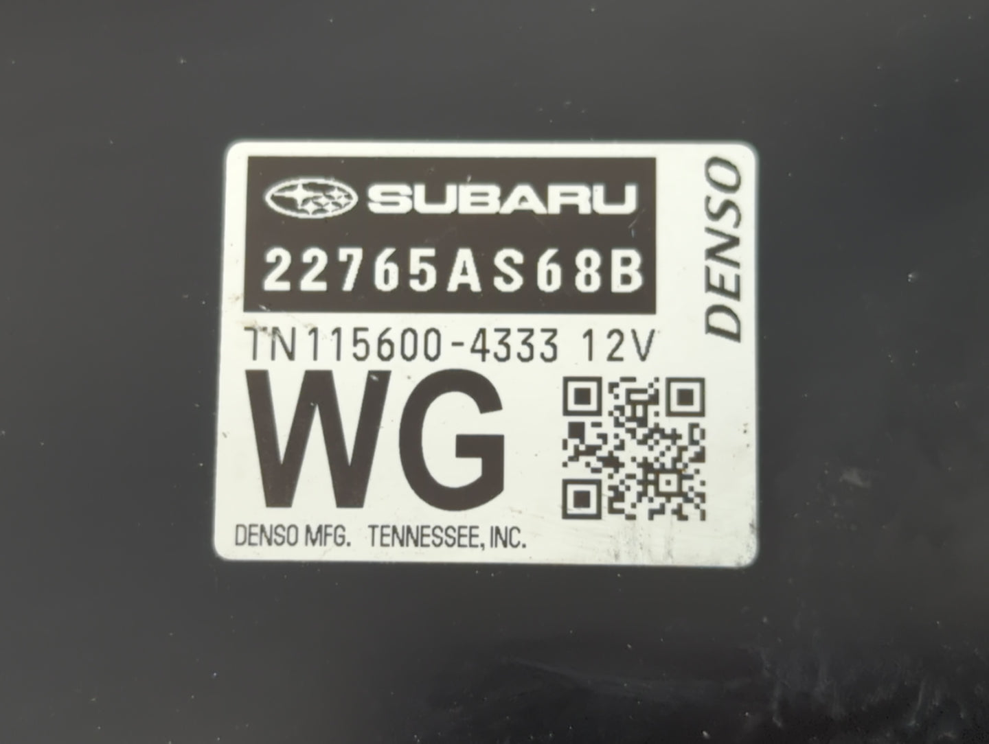 2024 Subaru Xv PCM Engine Control Computer ECU ECM PCU OEM P/N:22765AS68B Fits OEM Used Auto Parts - Oemusedautoparts1.com