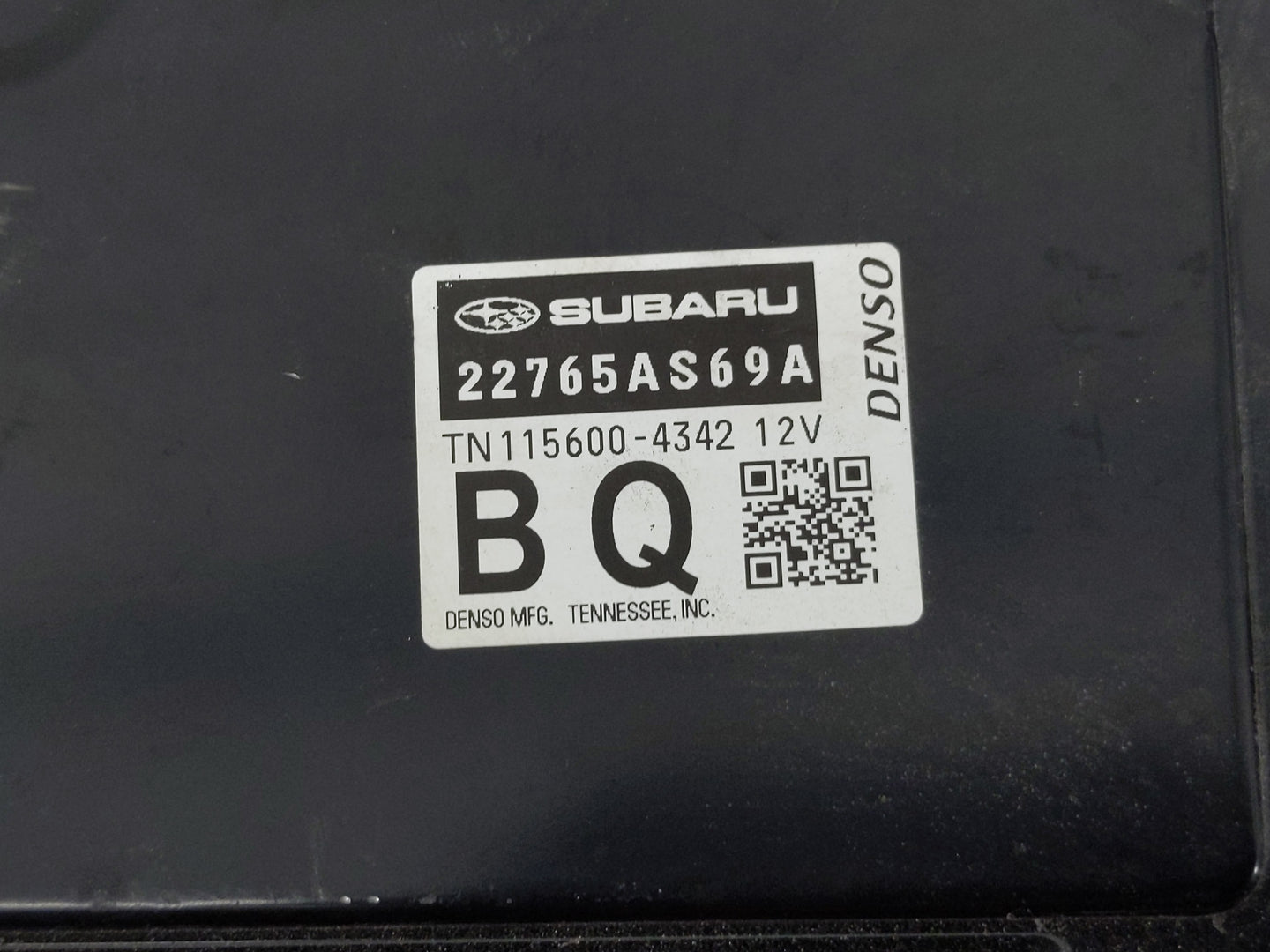 2024 Subaru Xv PCM Engine Control Computer ECU ECM PCU OEM P/N:22765AS69A Fits OEM Used Auto Parts - Oemusedautoparts1.com