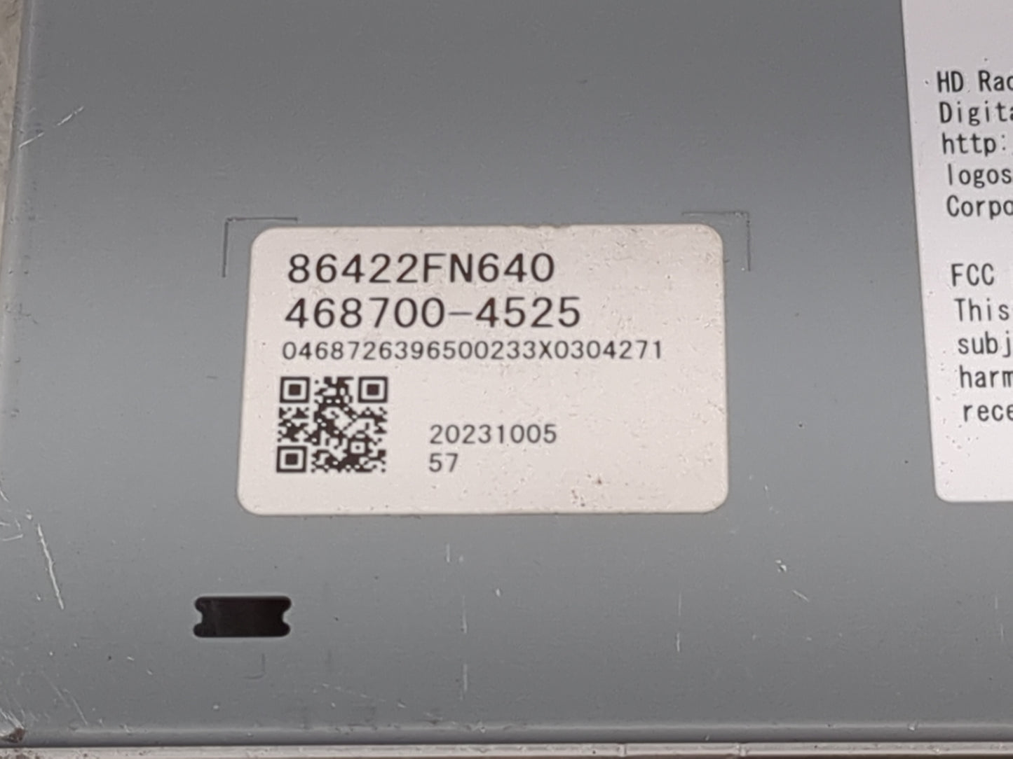 2024 Subaru Xv Radio AM FM Cd Player Receiver Replacement P/N:DNN5122 86422FN640, 468700-4525, R007-AJ0174, 1551A-DNN5122 Fi