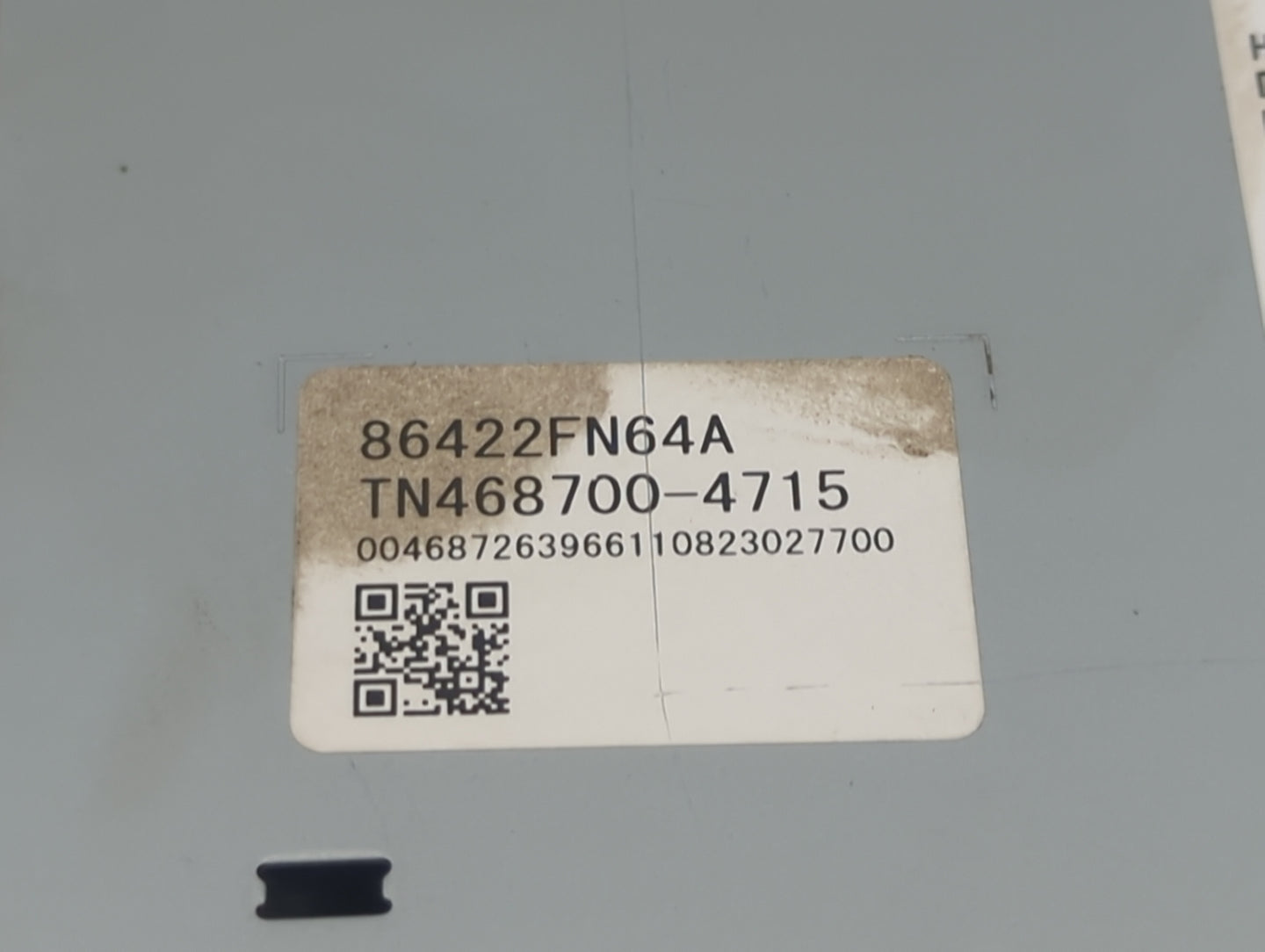 2024 Subaru Xv Radio AM FM Cd Player Receiver Replacement P/N:86422FN64A TN468700-4715 Fits OEM Used Auto Parts - Oemusedaut