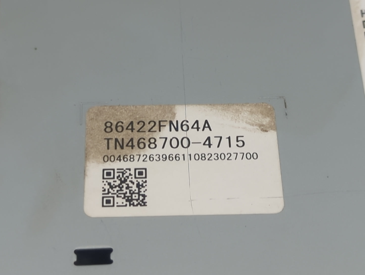 2024 Subaru Xv Radio AM FM Cd Player Receiver Replacement P/N:86422FN64A TN468700-4715 Fits OEM Used Auto Parts - Oemusedaut
