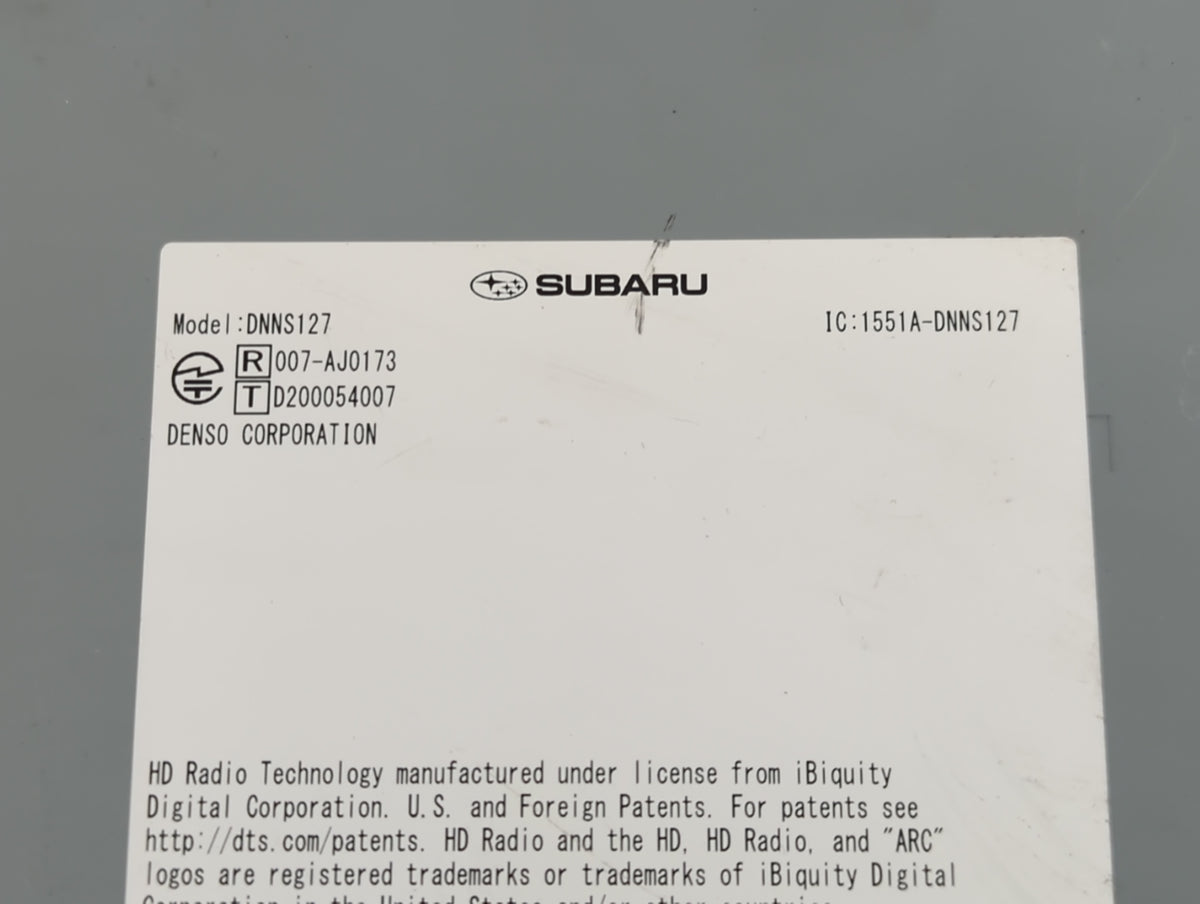 2024 Subaru Xv Am Fm Cd Player Radio Receiver 761951 - Oemusedautoparts1.com