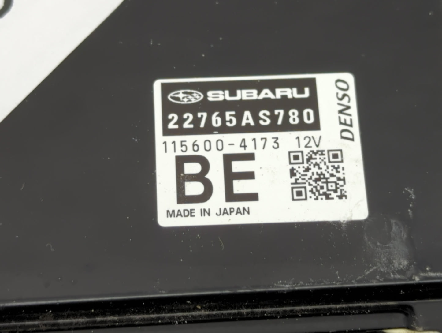 2024 Subaru Xv Crosstrek PCM Engine Control Computer ECU ECM PCU OEM P/N:115600-4173 22765AS780 Fits OEM Used Auto Parts - O