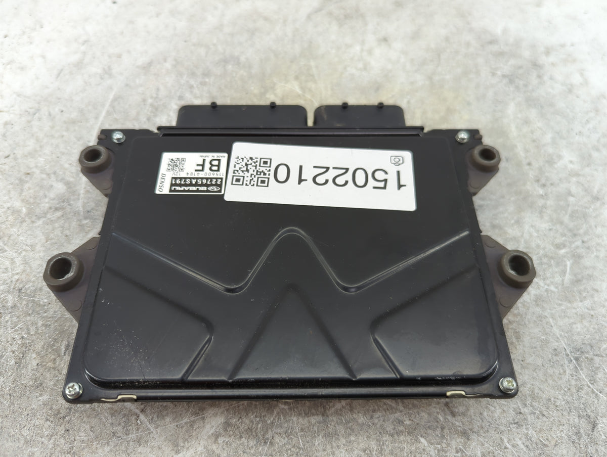 2024 Subaru Xv Crosstrek PCM Engine Control Computer ECU ECM PCU OEM P/N:22765AS791 115600-4184 Fits OEM Used Auto Parts - O