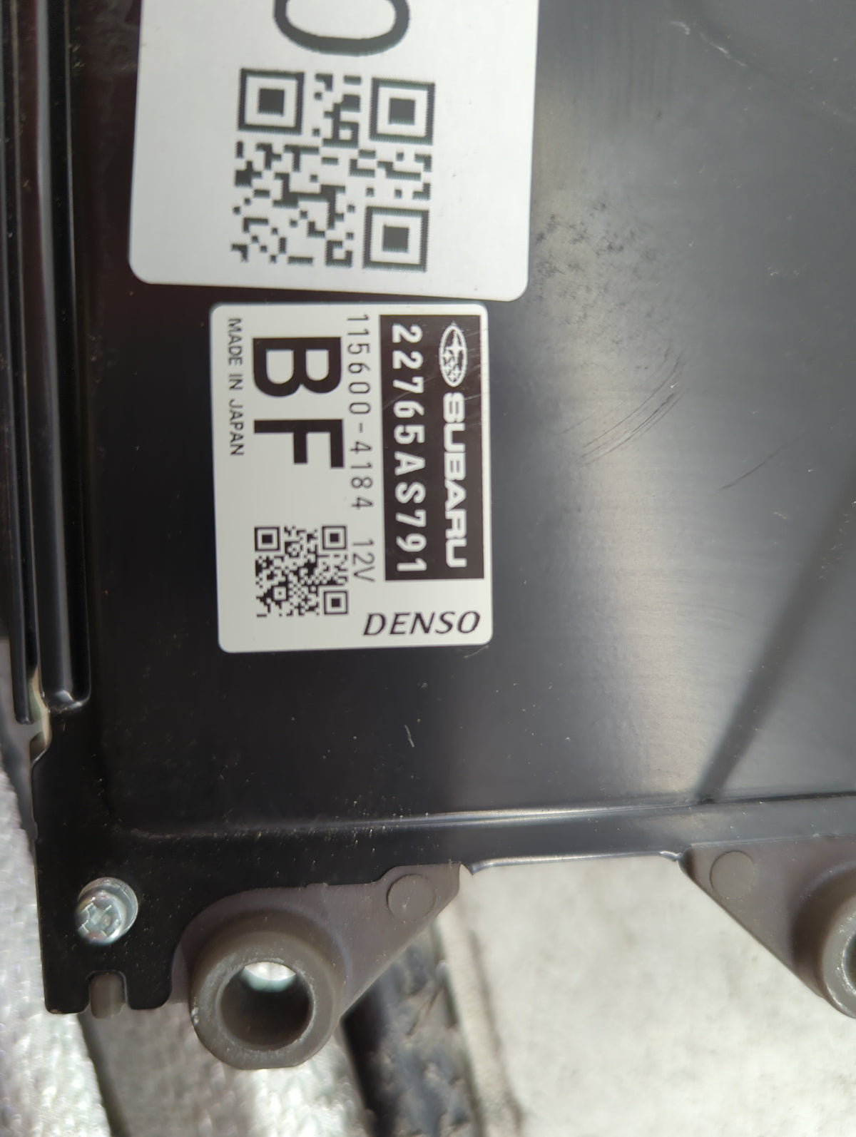 2024 Subaru Xv Crosstrek PCM Engine Control Computer ECU ECM PCU OEM P/N:22765AS791 115600-4184 Fits OEM Used Auto Parts - O