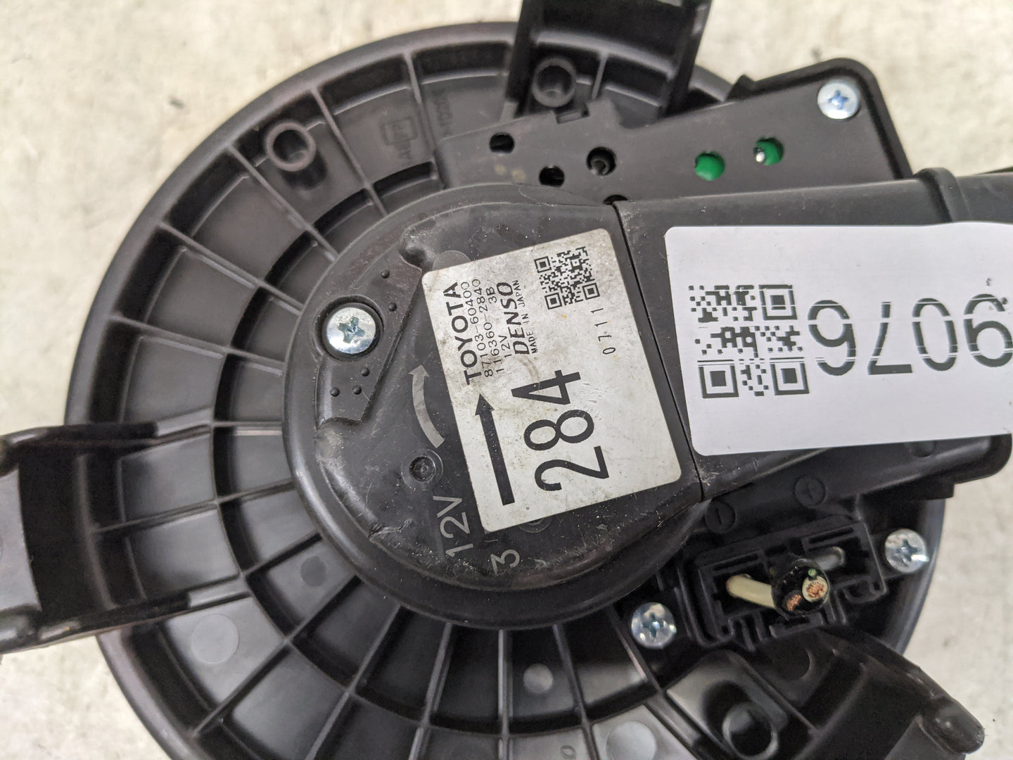 2024 Toyota 4 Runner Heater AC Blower Motor P/N:8710360400 1163602940 Fits OEM Used Auto Parts - Oemusedautoparts1.com