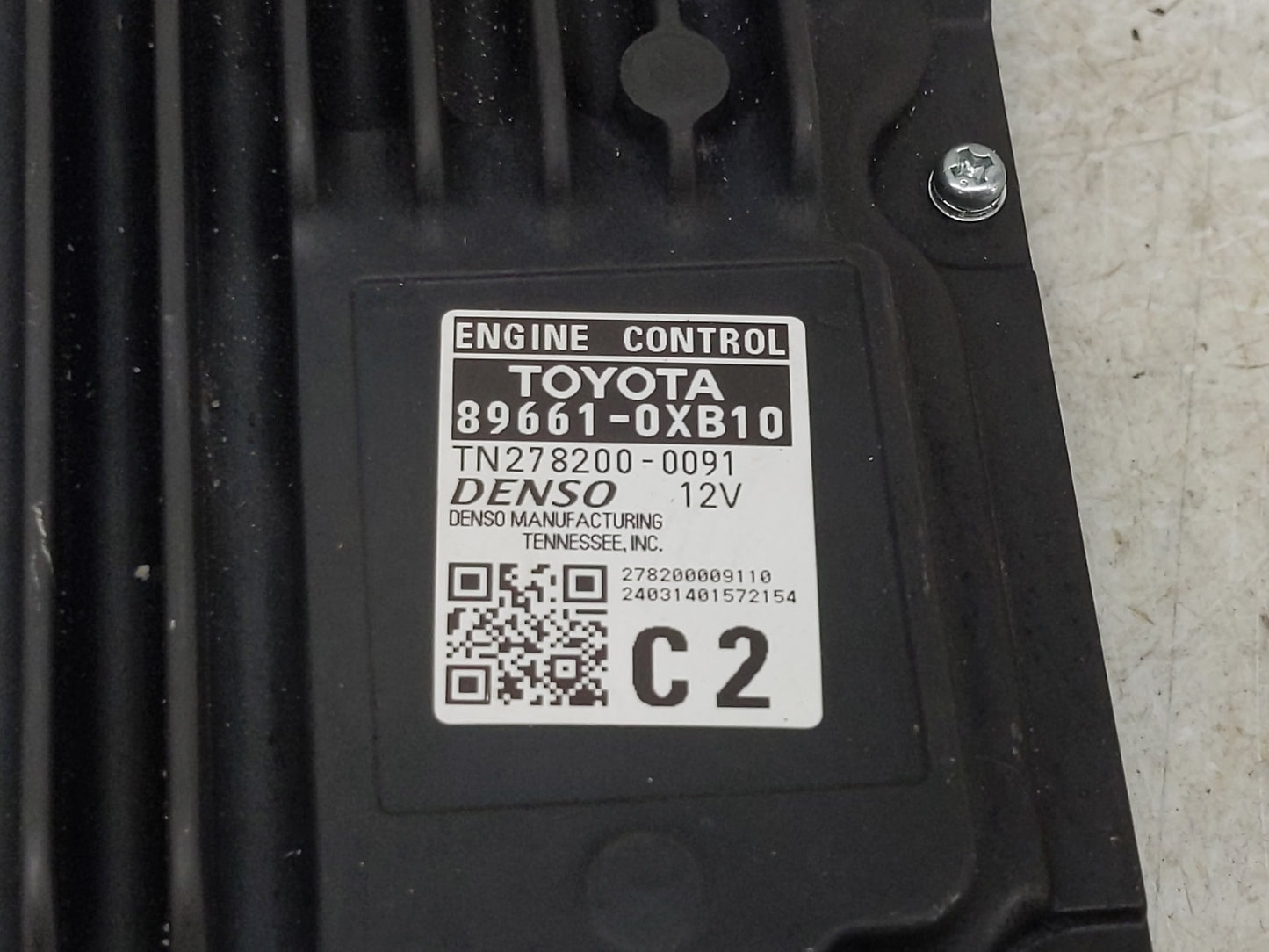 2024 Toyota Camry PCM Engine Control Computer ECU ECM PCU OEM P/N:89661-0XB10 Fits OEM Used Auto Parts - Oemusedautoparts1.c