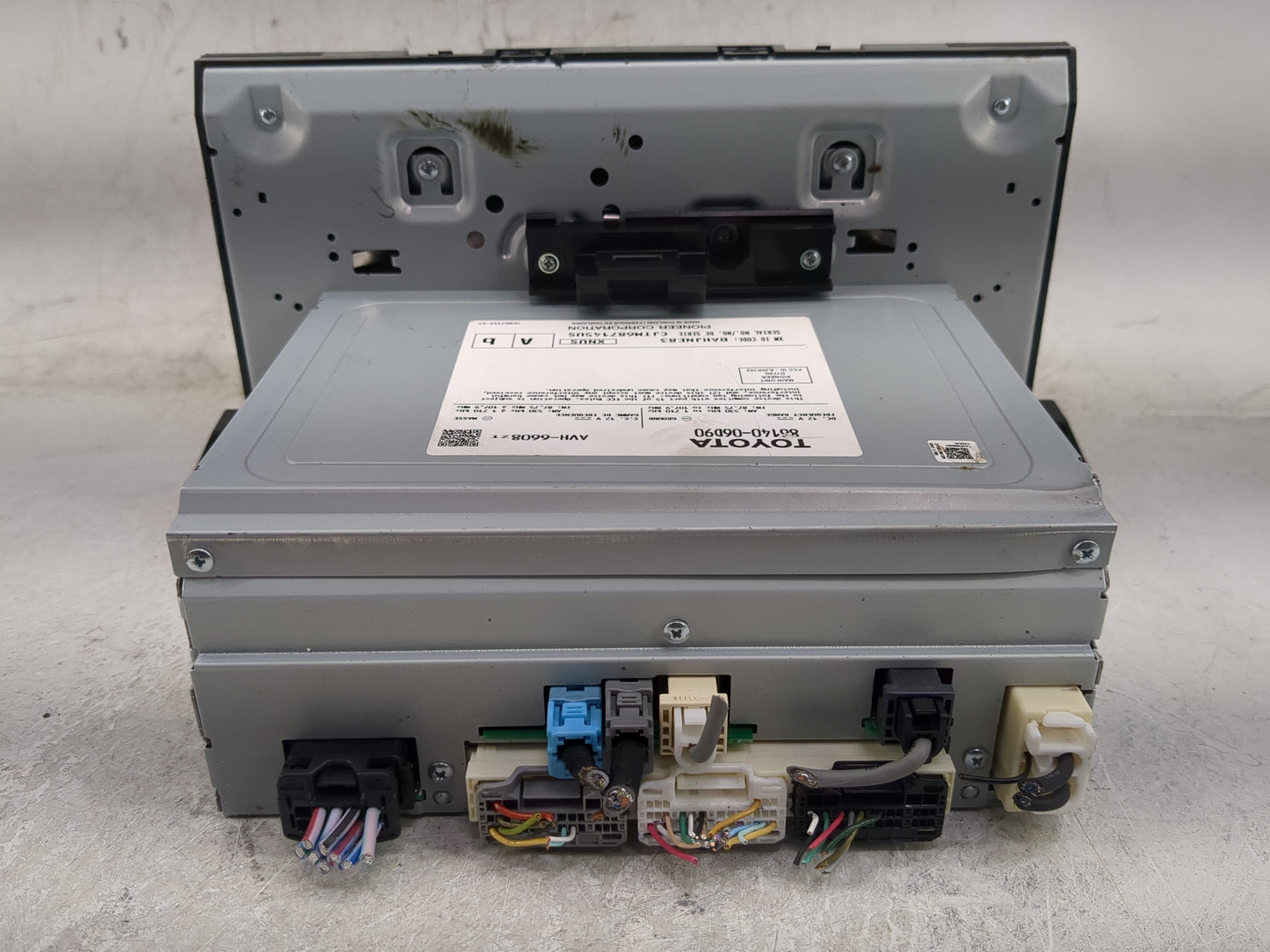 2020-2022 Toyota Camry Radio AM FM Cd Player Receiver Replacement P/N:86140-06D90 AVH-6608, CJTM68714SUS Fits Fits 2020 2021