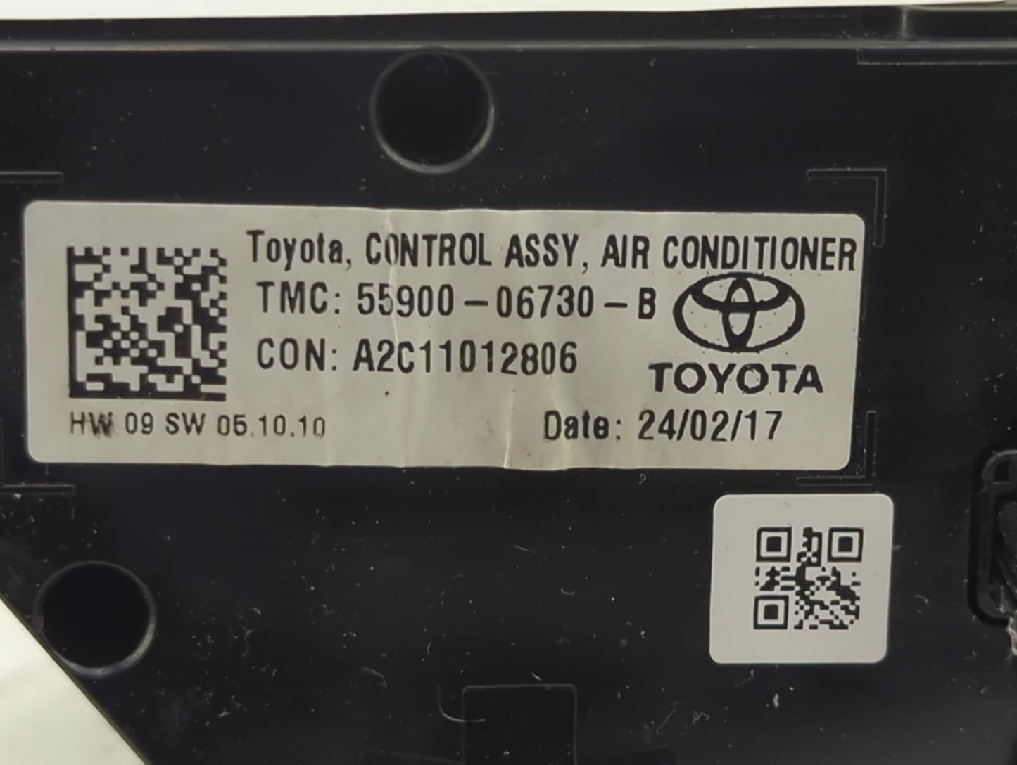2018-2022 Toyota Camry Climate Control Module Temperature AC/Heater Replacement P/N:55900-06730-B A2C11012806 Fits OEM Used 
