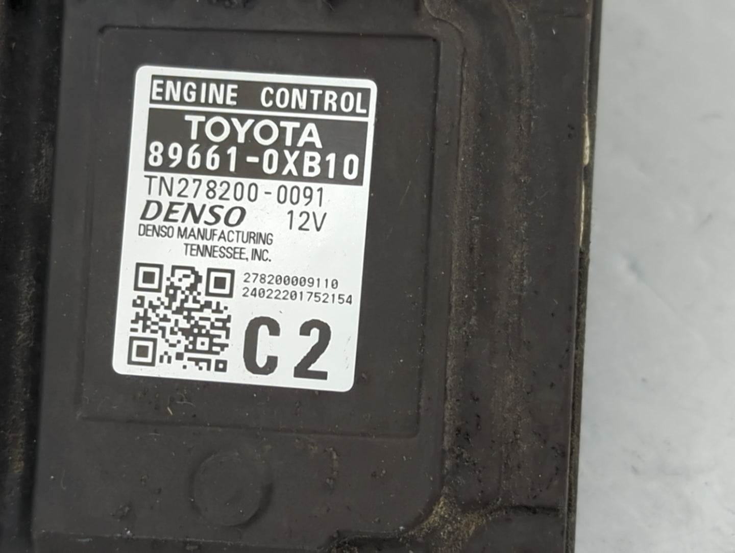 2024 Toyota Camry PCM Engine Control Computer ECU ECM PCU OEM P/N:89661-0XB10 TN278200-0091 Fits OEM Used Auto Parts - Oemus