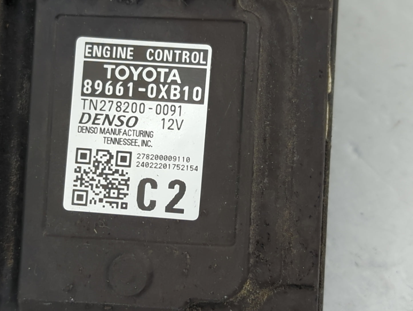 2024 Toyota Camry PCM Engine Control Computer ECU ECM PCU OEM P/N:89661-0XB10 TN278200-0091 Fits OEM Used Auto Parts - Oemus
