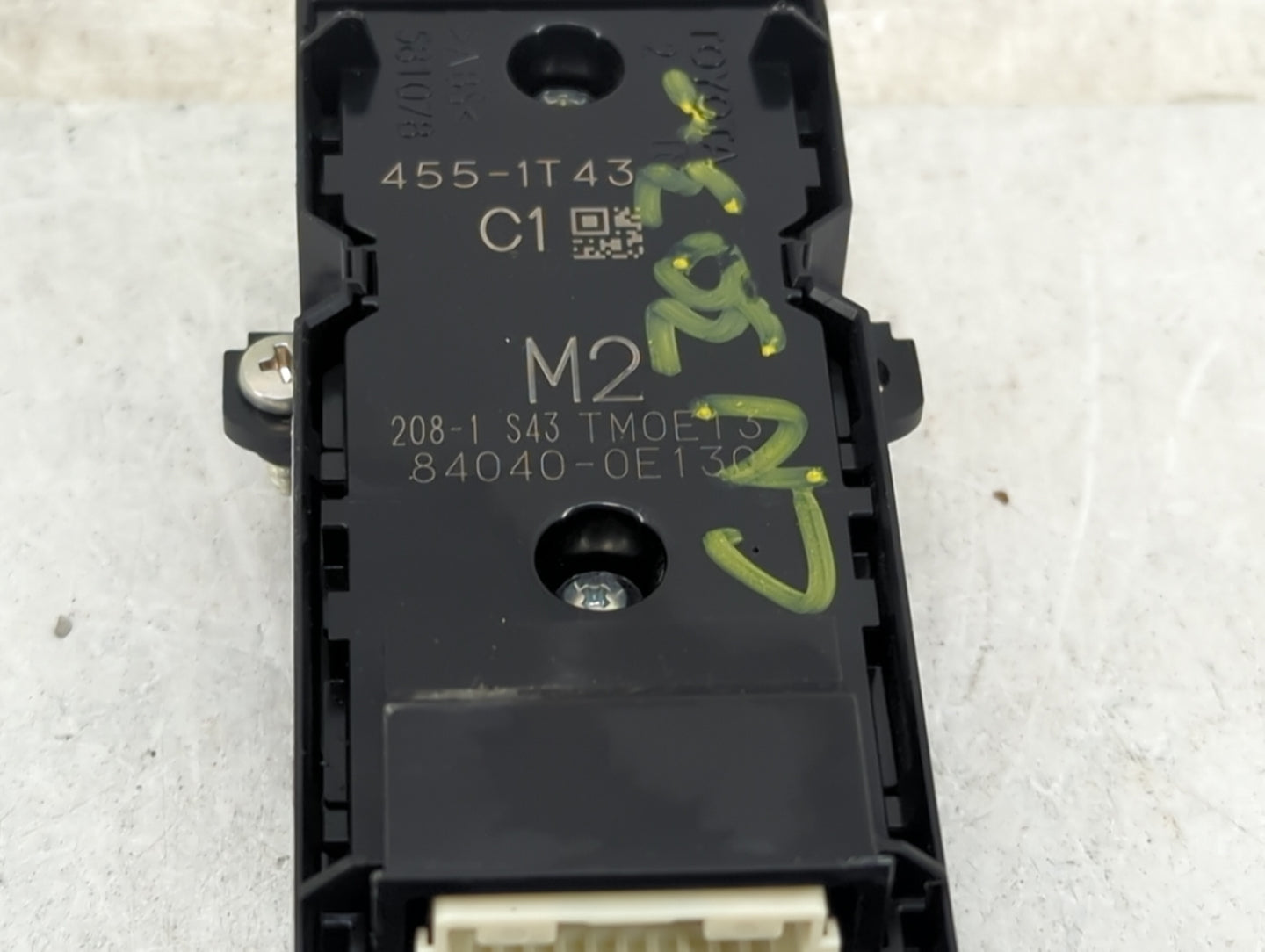 2018-2022 Toyota Camry Master Power Window Switch Replacement Driver Side Left P/N:455-1T43 84040-0E130 Fits OEM Used Auto P