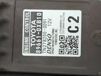 2024 Toyota Camry PCM Engine Control Computer ECU ECM PCU OEM P/N:89661-0XB10 TN278200-0091 Fits OEM Used Auto Parts - Oemus