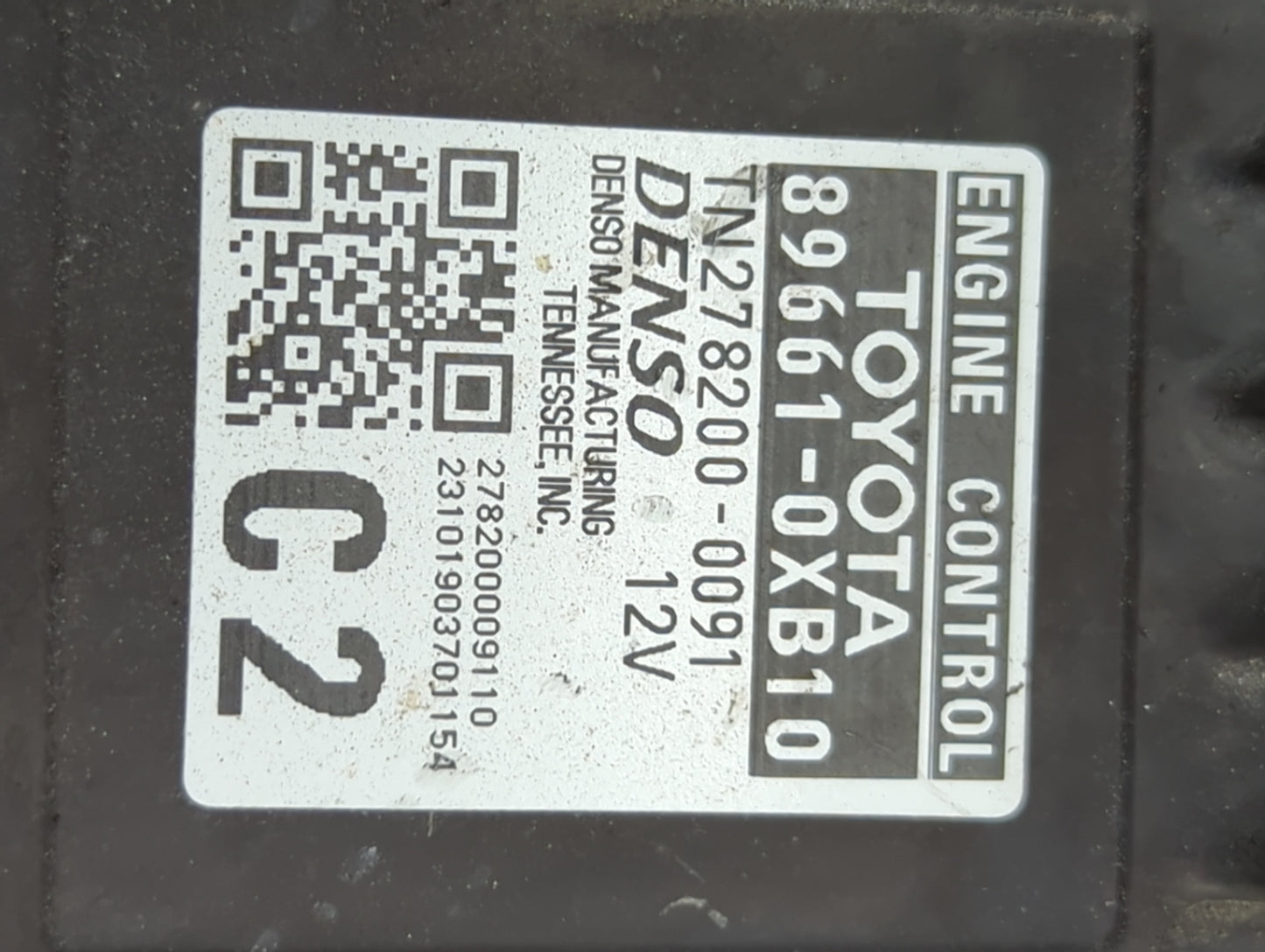 2024 Toyota Camry PCM Engine Control Computer ECU ECM PCU OEM P/N:89661-0XB10 TN278200-0091 Fits OEM Used Auto Parts - Oemus