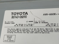 2021-2022 Toyota Camry Radio AM FM Cd Player Receiver Replacement P/N:86140-06D90 AVH-6608, D172G, AJDK102 Fits Fits 2021 20