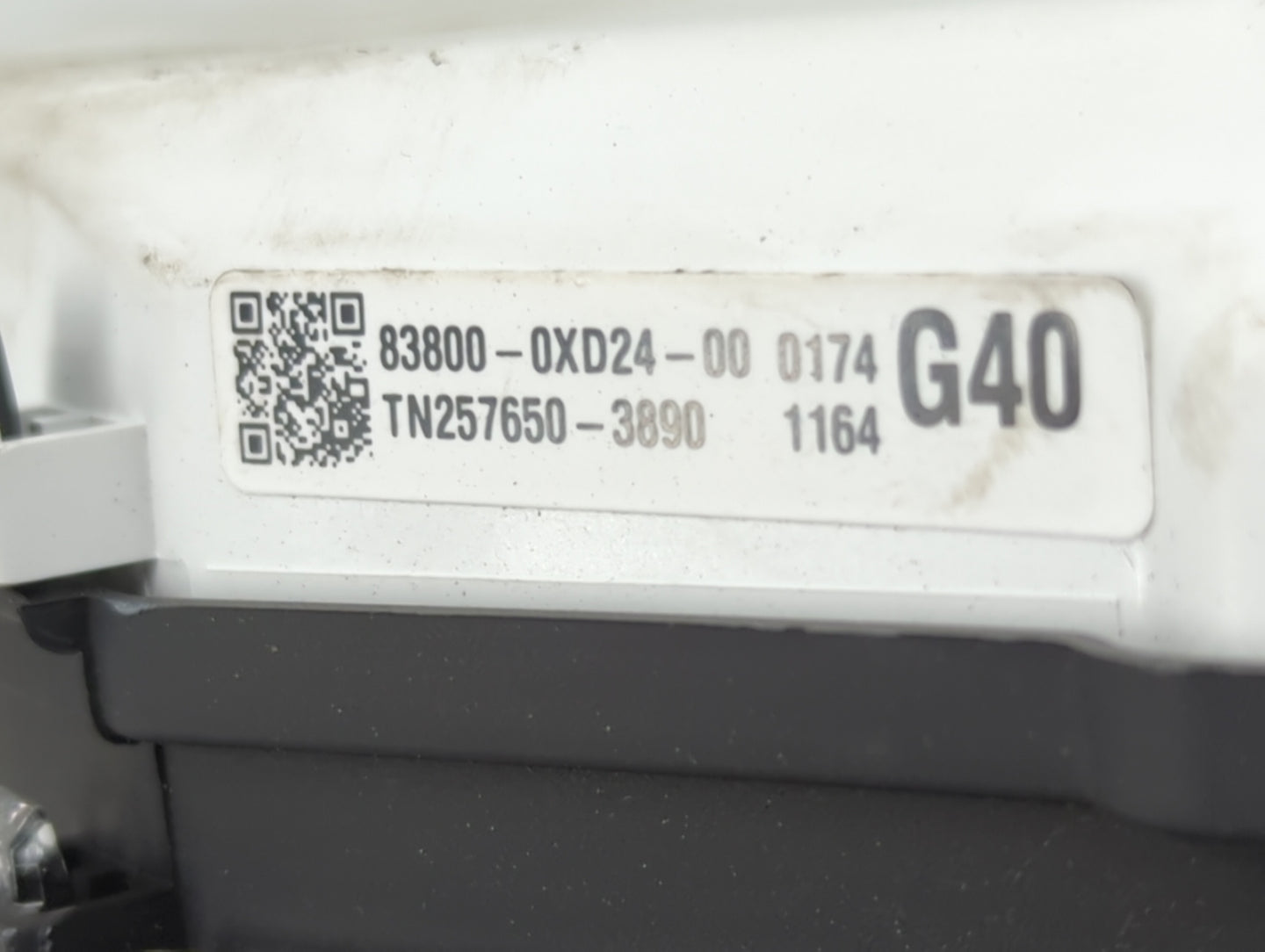 2019-2022 Toyota Camry Instrument Cluster Speedometer Gauges P/N:83800-0XD24-00 TN257650-3890 Miles:48K Fits OEM Used Auto P